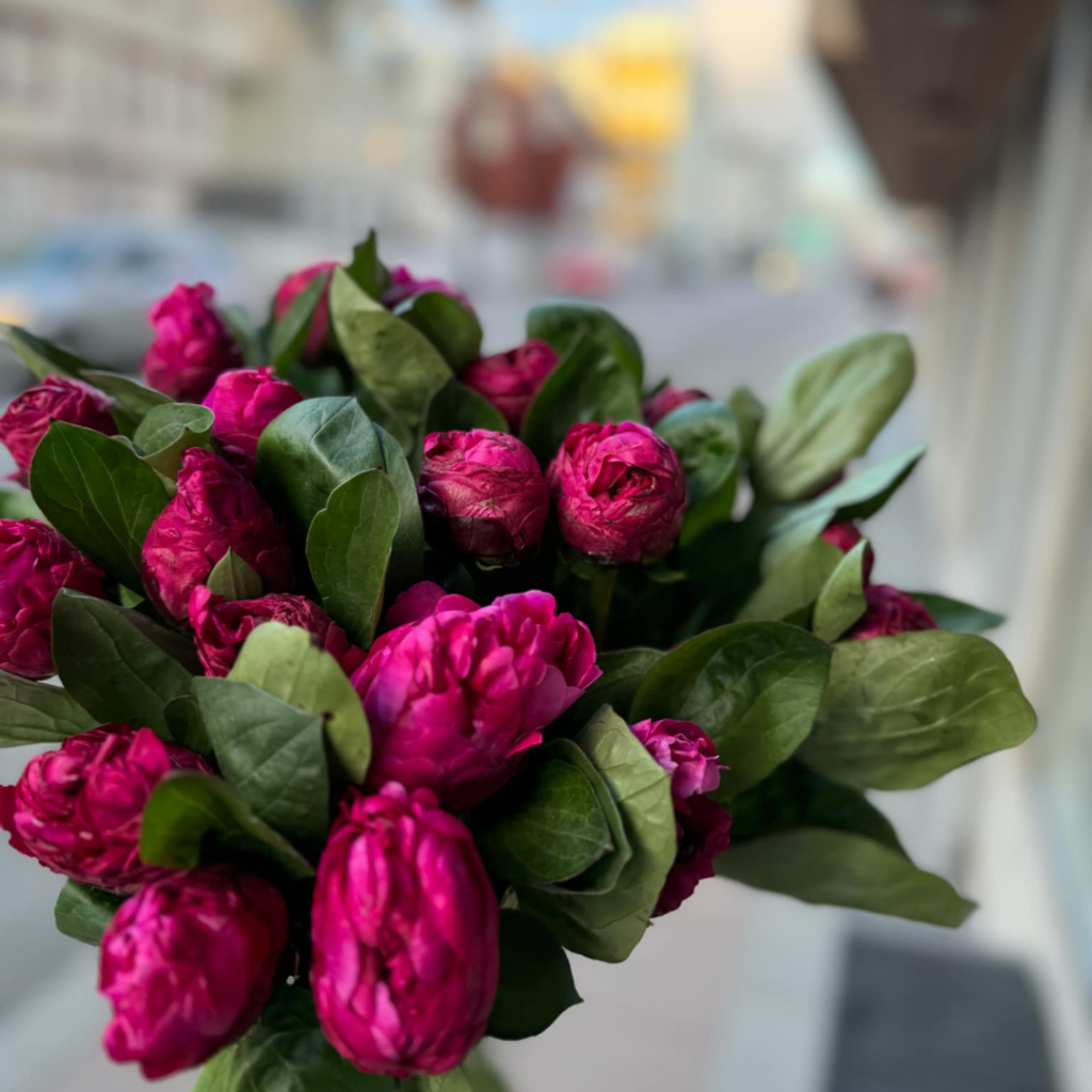 peonies bouquet