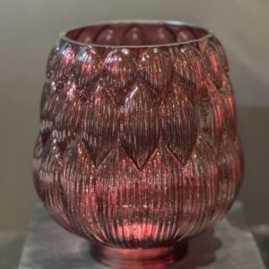 Red Glass Vase