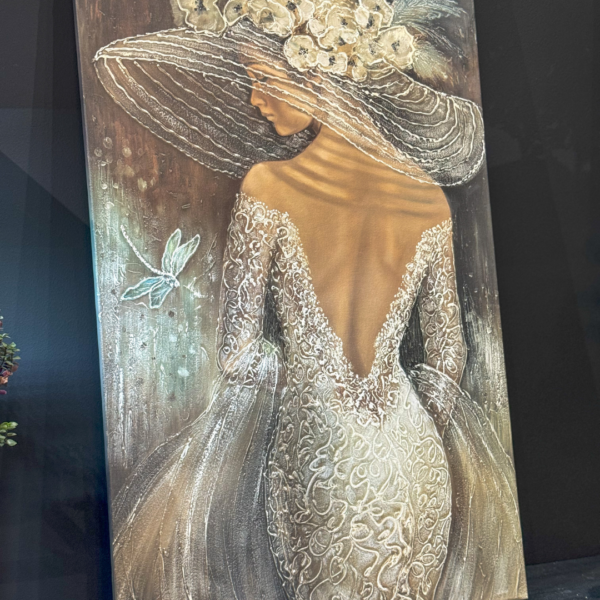 Painting “Lady with dragonfly 2” - Image 2