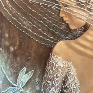 Painting “Lady with dragonfly 2”
