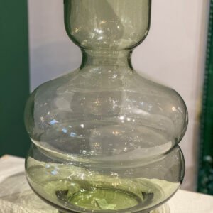 Green glass Vase 37cm