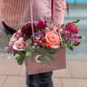 "Violet" Flower Basket