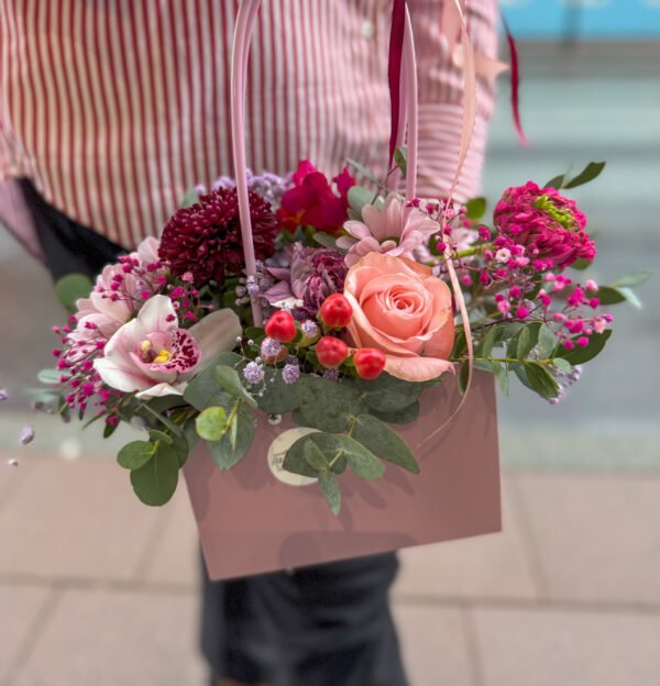 "Violet" Flower Basket