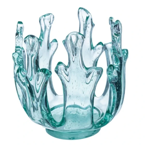 Glass pot, 15,5x15,5x16cm