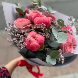 Peonies and ranunculus