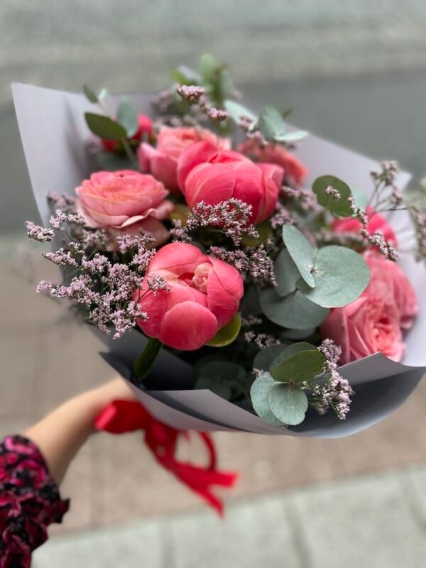 Peonies and ranunculus
