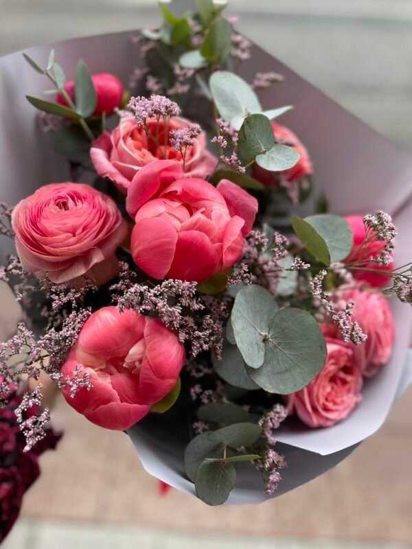 Peonies and ranunculus