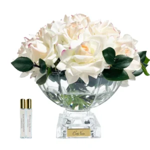 ** NEW ** Cote Noire Luxury Centrepiece French Rose Bouquet - Pink Blush & Gold badge