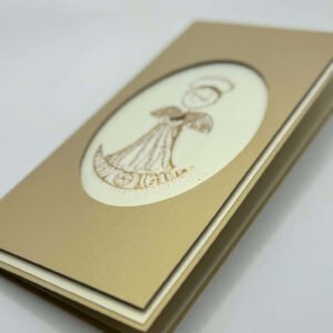 Angel Card – Cream & Gold