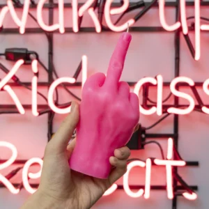 Candle "F*ck You" (Pink)
