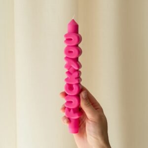 Taper Candle F*UCK YOU (Pink)
