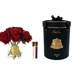 Cote Noire - Perfumed Premium Roses Bouquet SCARLET RED