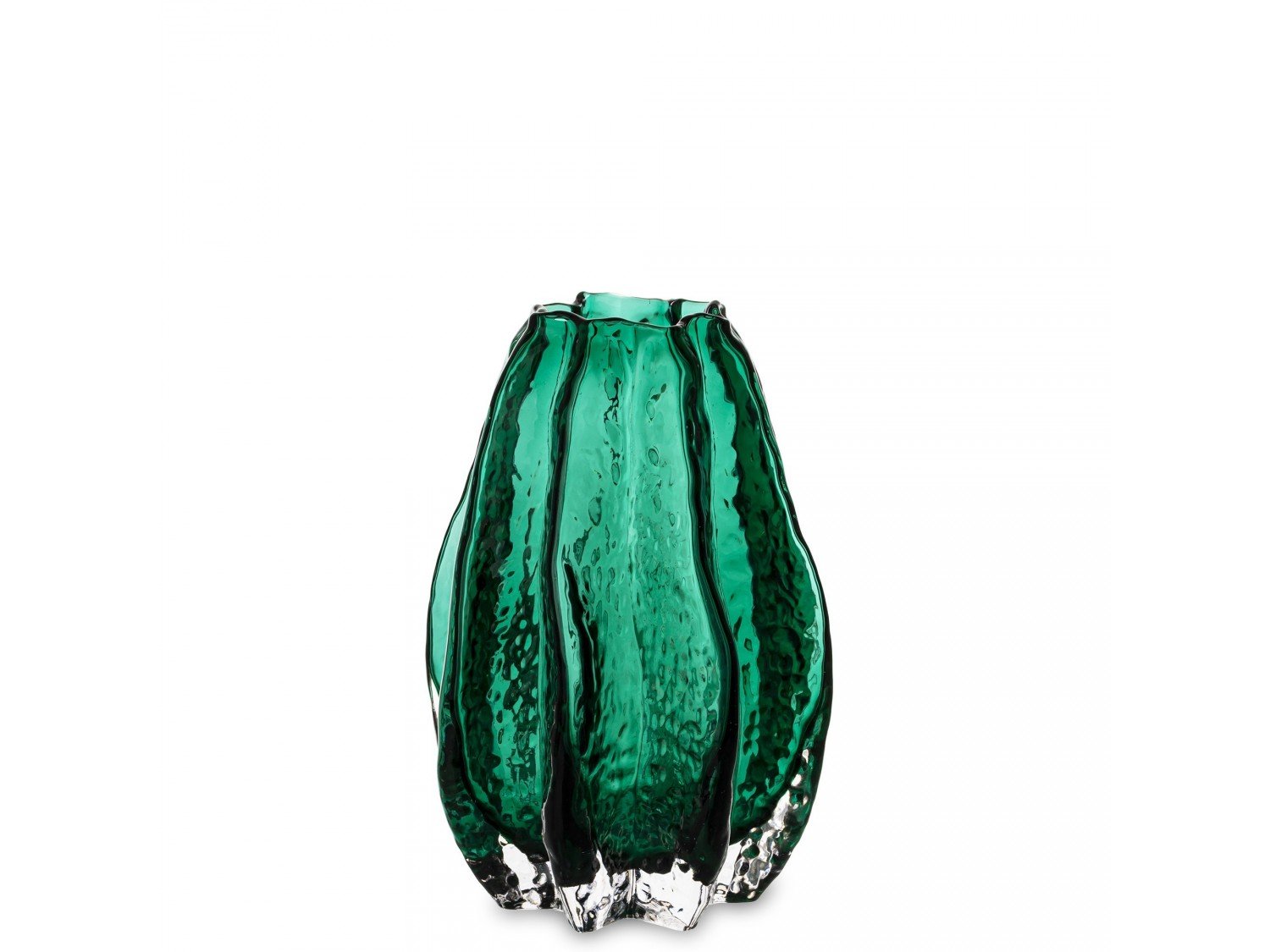 Glass Vase W: 14.5 cm H: 21 cm L: 14.5 cm